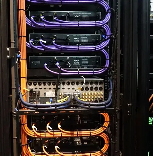 Professional audiovisual rack equipment